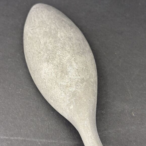 Vintage Aluminum Grey Tree Branch Twigs Serving Set Salad Mixing Spoons - Picture 6 of 16